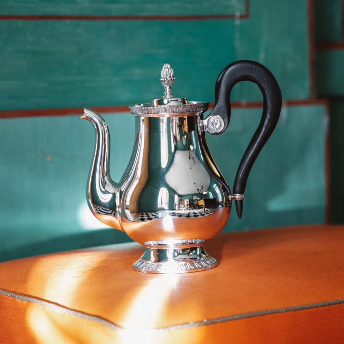 Silver Teapot Silver Plated Teapot Christofle USA